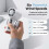 (Gray 2pcs, -) Mini ventilateur clip, affichage LED 3