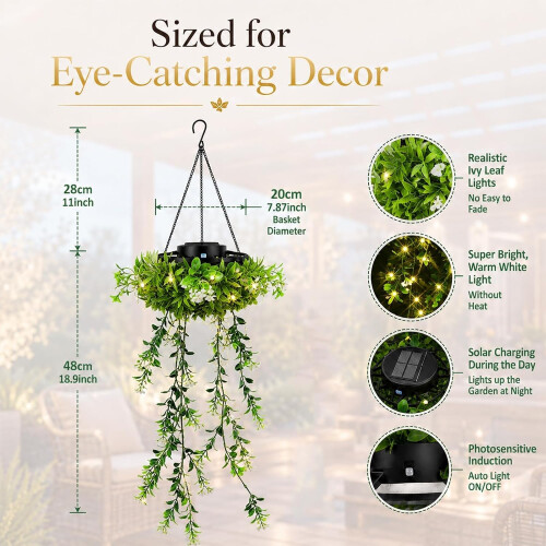 (1Pcs, -) 2026 2Pcs Solar-Powered Hanging Milan Grass Light, IP65 2