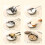 (4pcs, -) 3 repose-cuillères acier, 304 6