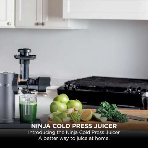 Ninja Ninja Cold Press Juicer Machine with 700ml Jug  11L Pulp Container Make Fre 1