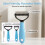 (Blue, Large) 2026 Double Sided Dematting Comb, Undercoat Rake Blue Medium 3