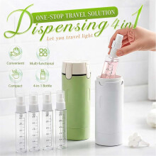 (2pcs-b, -) 4-in-1 Travel Dispenser Bottle, 2PCS-B Leak Proof Toiletry