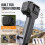 (1pc Khaki, -) Camping Hammer with Peg Puller, 1PC Black Multifunctional 2