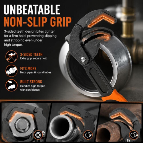 (1pc S, -) 1 clé pipe universelle, S 2