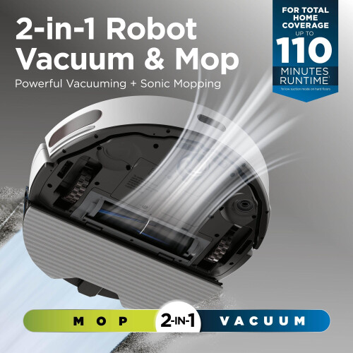 Shark Shark Matrix Plus 2in1 Robot Vacuum and Mop with Selfcharging Base  Deepcle 1