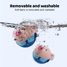 (Blue Pig, -) Podložka na čistenie nôh do sprchy s prísavkami, čistiaca podložka na chrbát