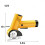 (one blade-yellow, -) Τσάντα ώμου, μαλακή 8