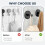 (Black-B, -) 2 crochets ventouse, B, noirs 3