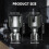 (size_name, 3/4"*2) 1/2" Electric Drill Compatible Pipe Threader, Plastic 1/2" 5