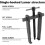 8 Inch Puller Two Claw Bearing Puller Carbon Steel Pump Pulley Remover Hand Tools Adjustable Automotive Gear Puller 5