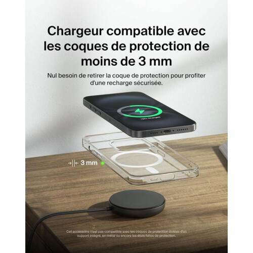 Belkin Ladepad - BELKIN - USB-C - 15 W - Schwarz 2