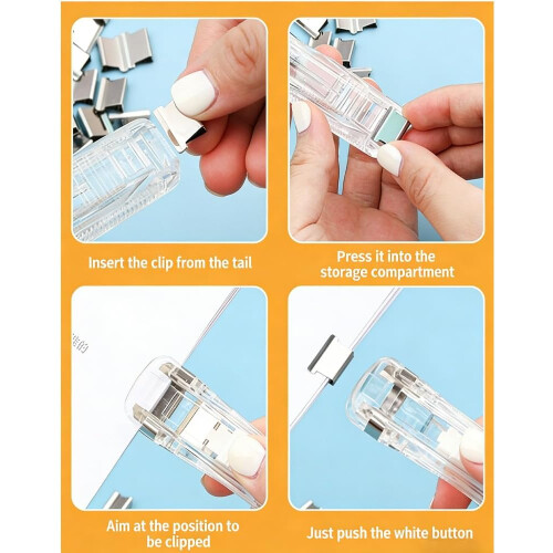 (2pcs-white(include 150pcs Clips), -) Θήκη κάρτας, PU 2