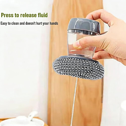 (2pcs, -) 3 brosses savon, distributeur 2