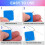 (5Pcs-Green, -) Automatic Sewing Needle Threader, Quick-Loop Device Light Blue 2