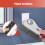 (Grey-1pcs, -) Brosse rails fenêtre, orange, 1 pièce 4