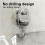 (2pc-black, -) 2pc-white No-Drill Bathroom Suction Storage Box, Shower Shelf 2