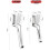 (2pc-thin, -) 2 pinces barbecue, épaisses 6