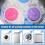 (Purple, -) 3 filets poils lavage, mix 6