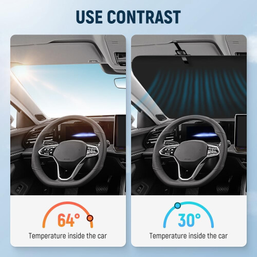 (1 Set, -) Parasol automático para coche 2025, 1 set 2