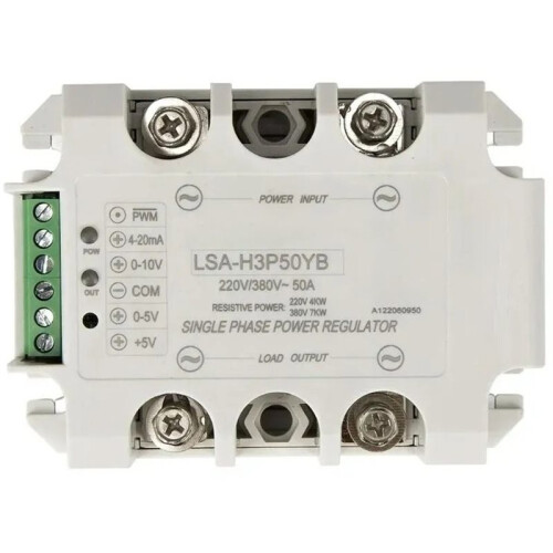 LSA-H3P50YB Single Phase AC 50A 220V/380V Solid State Voltage Regulator / Power Regulator Module 1