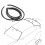 51318159785 Windshield Moulding Trim Seal Rear Upper for  E39 1997-2003 2