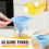 (Blue, -) 3 entonnoirs silicone, mix 2