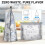(10Pcs, Large) 30 sacs aluminium, medium 4
