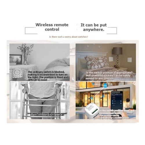 ZigBee  Wireless Self-Powered ,Kinetic  for Alexa  Home Easy Installation 2