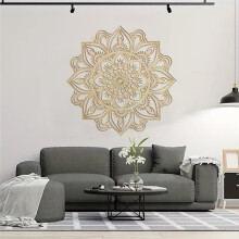 Metal Wall Art Moroccan Decoration, Combining Indian and Mandala Design, Living Room and Interior Decoration