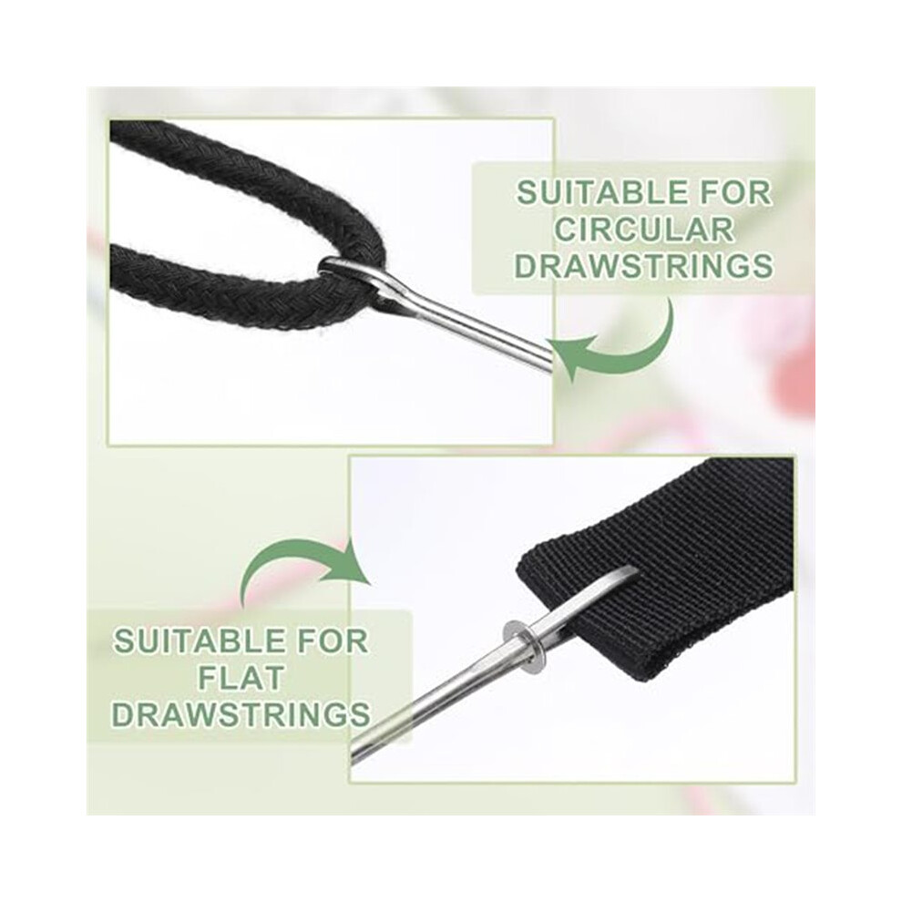 Two Replacement Drawstrings With Two Easy Threaders, Suitable For Shorts, Jackets, Sweatpants, And Hoodies C 6033076651672