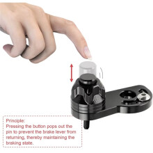 Motorcycle Brake Lever Parking Lock with Limit Catch Brake Holder for Forza 350/300 Nss350 Pcx125 Right