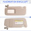 For  Auris  2007 - 2013 Car Interior Sun Visor with Mirror Sun Shade Left Driver Side Beige 10
