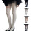 Collants amincissants avec rayures côtelées-OS café léger 2