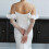 Formal Event Oversized Tulle Sleeve Arm Cover Lightweight-Cream 5