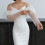 Formal Event Oversized Tulle Sleeve Arm Cover Lightweight-Cream 8