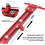 2-in-1 Parallel Guide Rail System Track Saw Angle Clamp,Aluminum Guide for  Rail,Circular Saw Cutting Positio 6