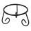 Iron Crystals Sphere Stands Display Bases for Home or-Black S 1