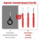 30+4P Terminal Pin Removal Tool Kit, Electrical Connector Depinning Tool Terminal Pin Extractor Kit Wire Release Tool 1