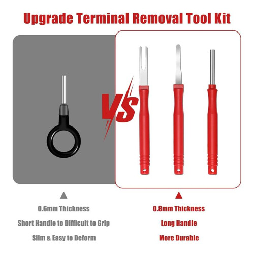 30+4P Terminal Pin Removal Tool Kit, Electrical Connector Depinning Tool Terminal Pin Extractor Kit Wire Release Tool