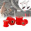 For   EK 1996-2000 Front Lower Control Arm Bushing Red Polyurethane Car Replacement Kit 5