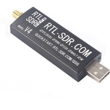Per il Blog RTL-SDR V4 R860 RTL2832U 1PPM TCXO Biased Tee SMA Radio Definita Via Software con Kit Antenna Dipolo