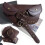 Sac de ceinture à Double poche, sac de taille, accessoire-Brun 2