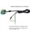 Volume Controller for  TX230 Speakers MF0205 Speaker Wired Controller Volume Control 4