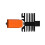 2PCS for  P1P/P1S Hotend Kit Printer Hot End Composite-Coated Printhead Nozzle 0.4mm for  P1P/P1S 6
