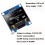 4pcs 0.96 Inch OLED Display Module SSD1306 128x64 I2C IIC Self-Luminous Screen Board White for  Raspberry Pi 3