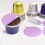 Couvercles adhésifs en aluminium, 100 pièces, joints-Violet 9