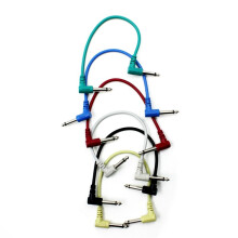 6 Pcs Effector Connection Guitar Patch Cables Guitar Effect Pedal Cables for Guitar Pedals