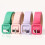 Ceinture à boucles carrées élégantes, couleur bonbon, pour-Vert 6