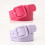Ceinture à boucles carrées élégantes, couleur bonbon, pour-Vert 9