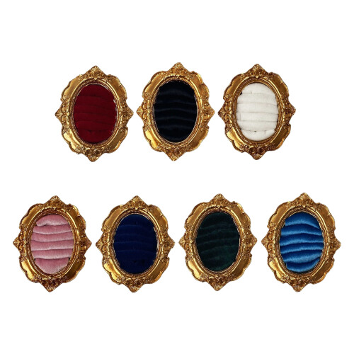 Accessoire de porte-bijoux en résine-Bleu de l'espace aérien 1